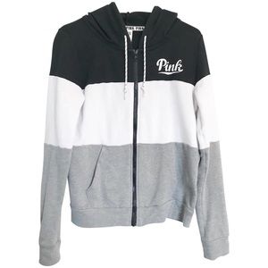 Pink Black White Grey Victoria’s Secret Jacket